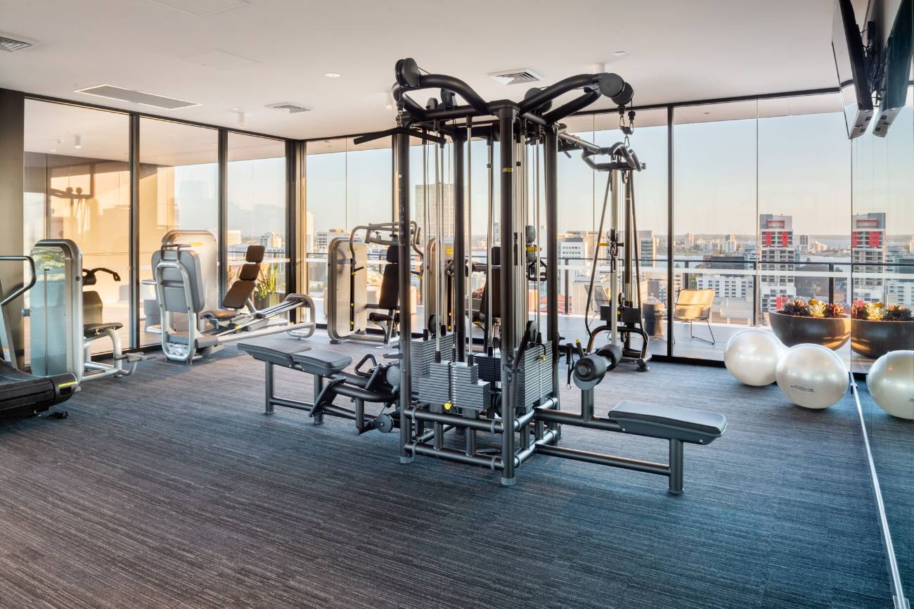 Sky Gym — flooring project by BUILD FLOOR